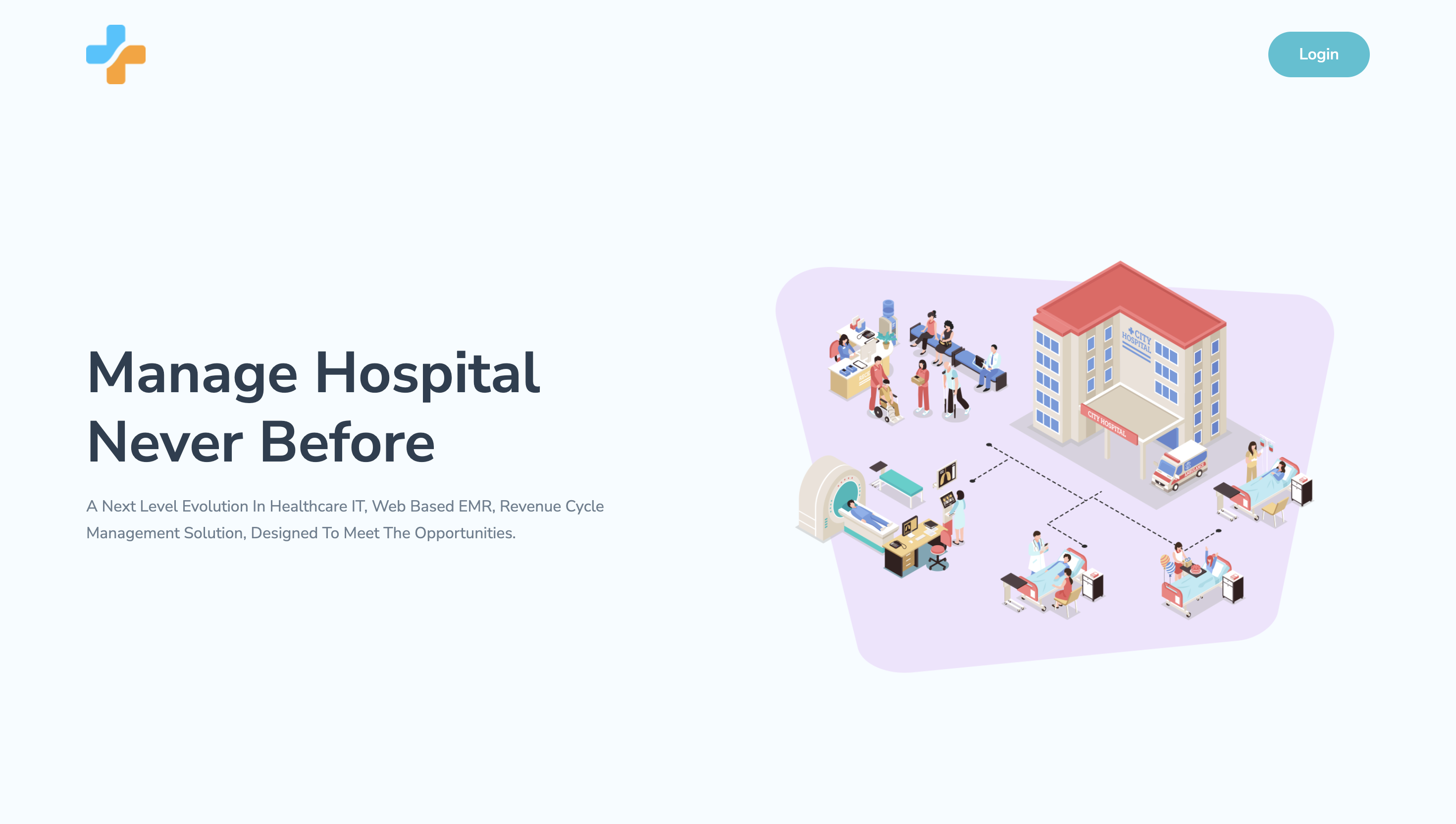 InnoHMS Main Entry Hub Interface View